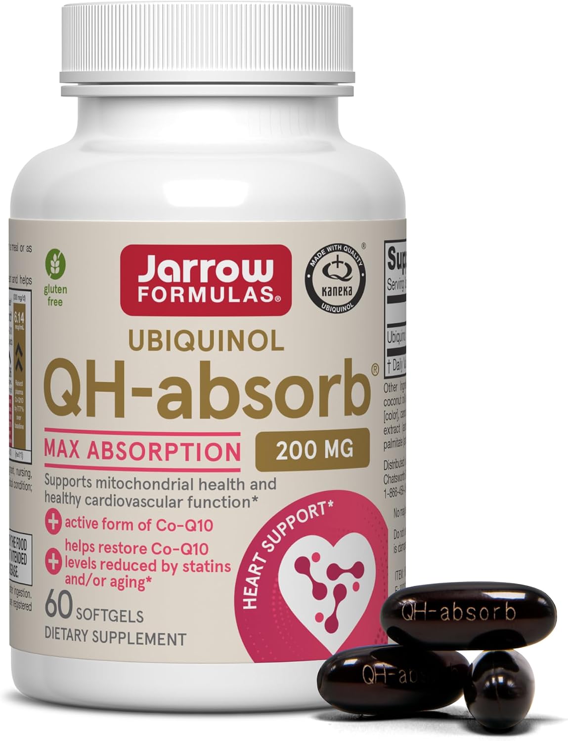 Jarrow Formulas QH-Absorb CoQ10 200mg